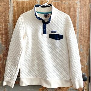 Patagonia Organic Cotton Quilt Snap T Pullover Sweatshirt SM